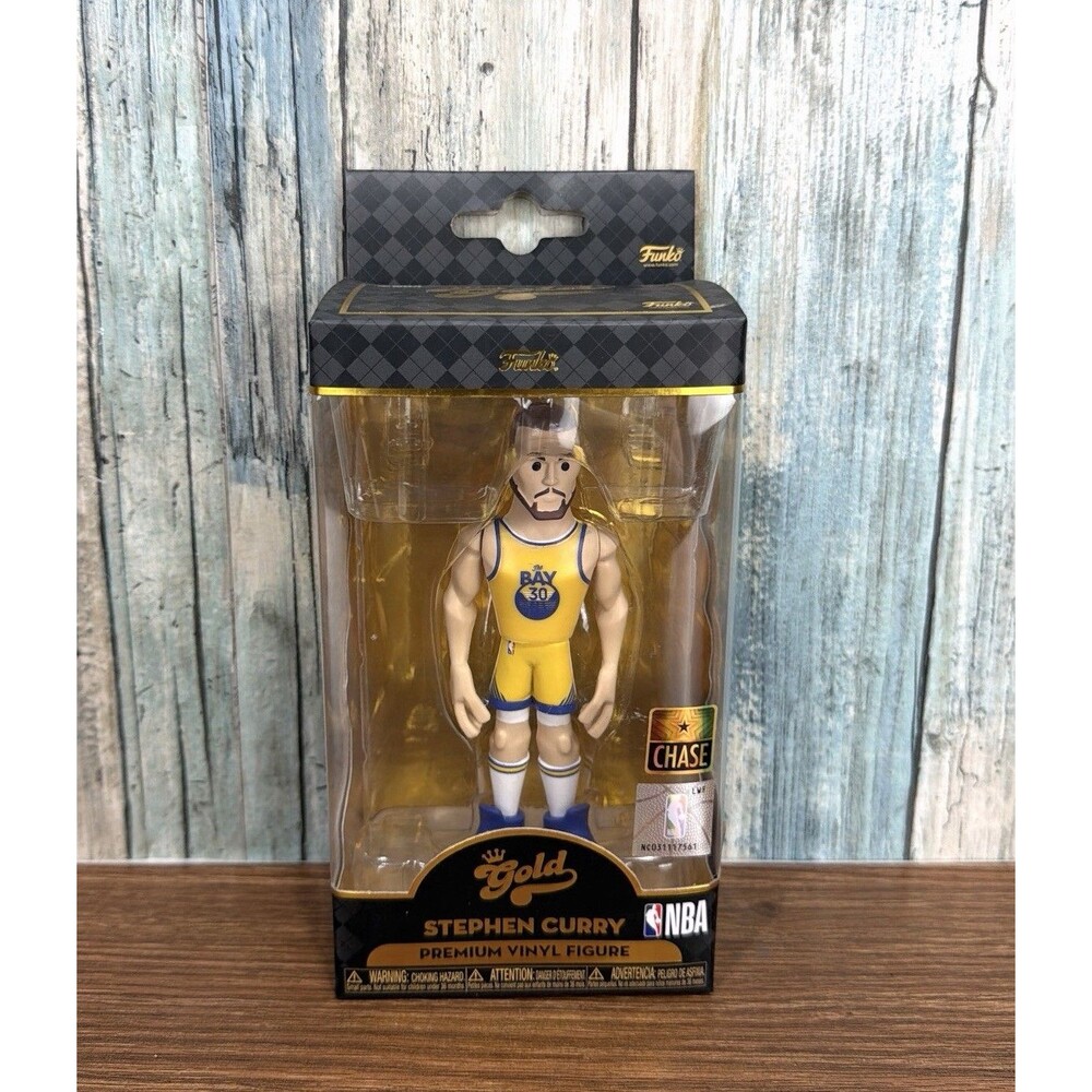 Funko Gold NBA Stephen Curry Premium Vinyl Figure Golden State Warriors New